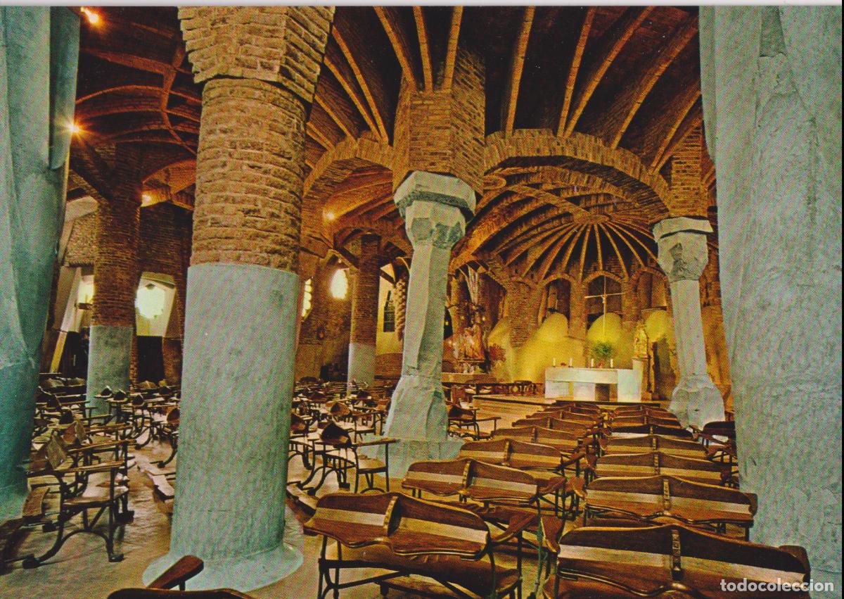 Postales: SANTA COLOMA DE CERVELLO, CRIPTA COLONIA G&Uuml;ELL (GAUD&Iacute;) INTERIOR &ndash; ED.BEASCOA 20078 &ndash; S/C