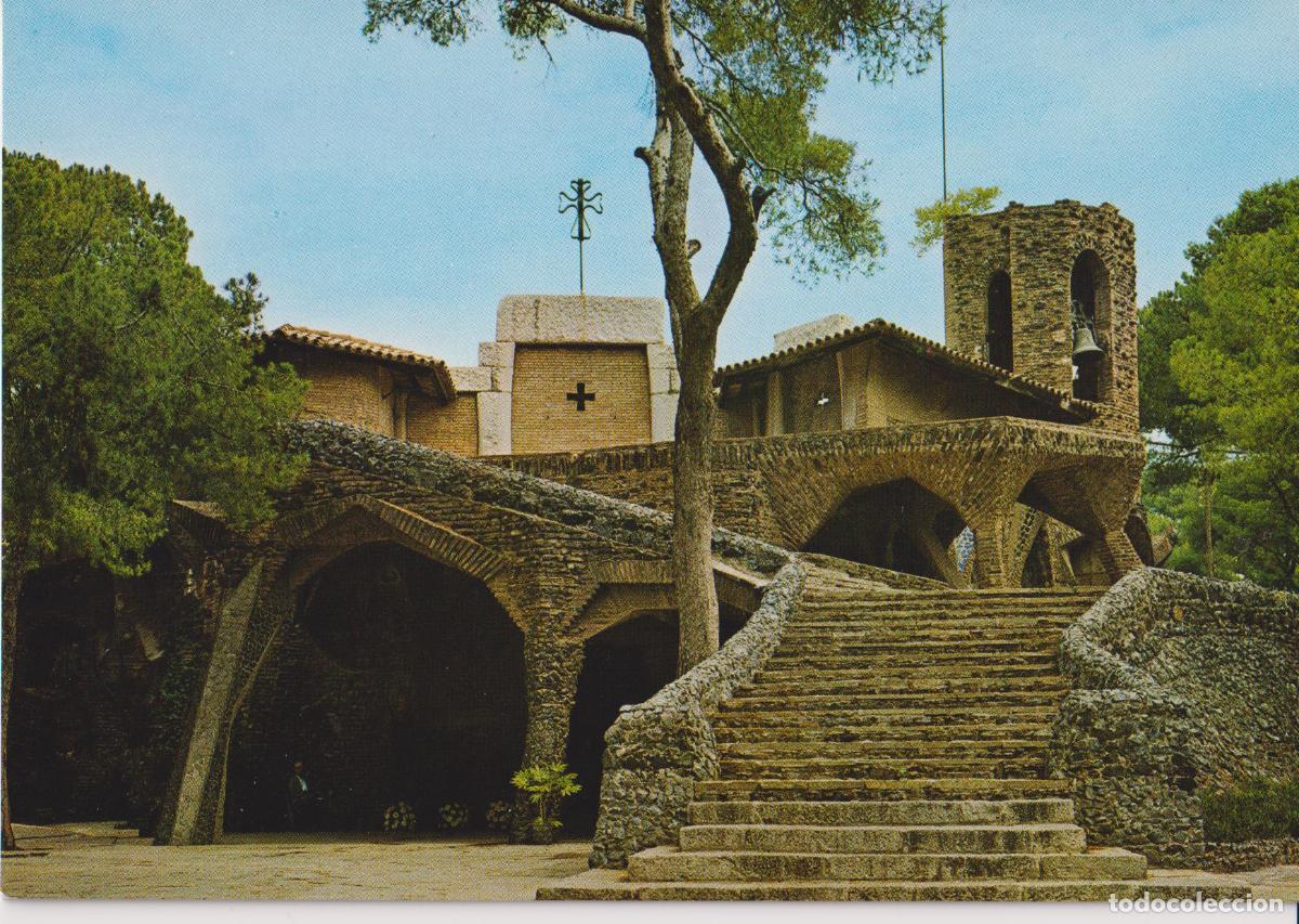 Postales: SANTA COLOMA DE CERVELLO, IGLESIA COLONIA G&Uuml;ELL (GAUD&Iacute;) &ndash; ED.BEASCOA 20104 &ndash; S/C