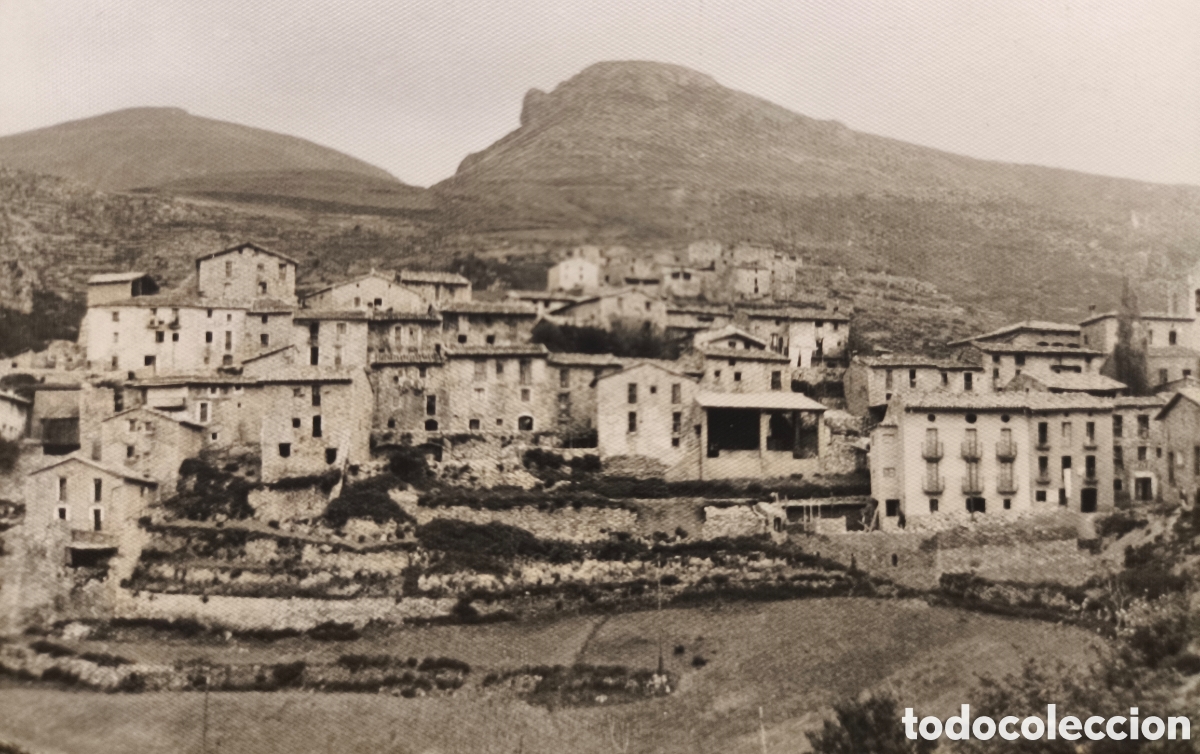 Postales: CASTELLAR DE N'HUG POSTAL FOTOGR&Aacute;FICA BERGUED&Agrave; C. 1950