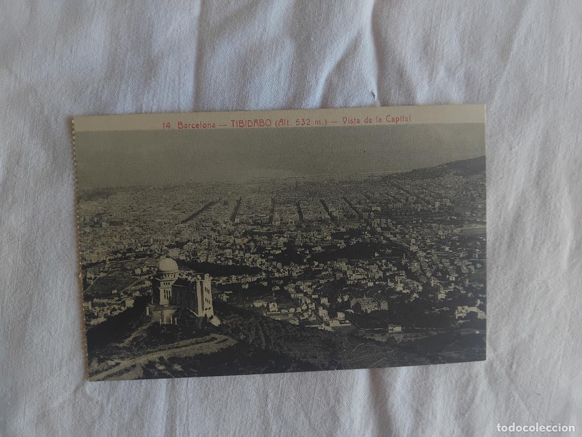 Postales: POSTAL 14. TIBIDABO (Alt. 532 m ). VISTA DE LA CAPITAL. L. ROISIN FOTOGRAFO..
