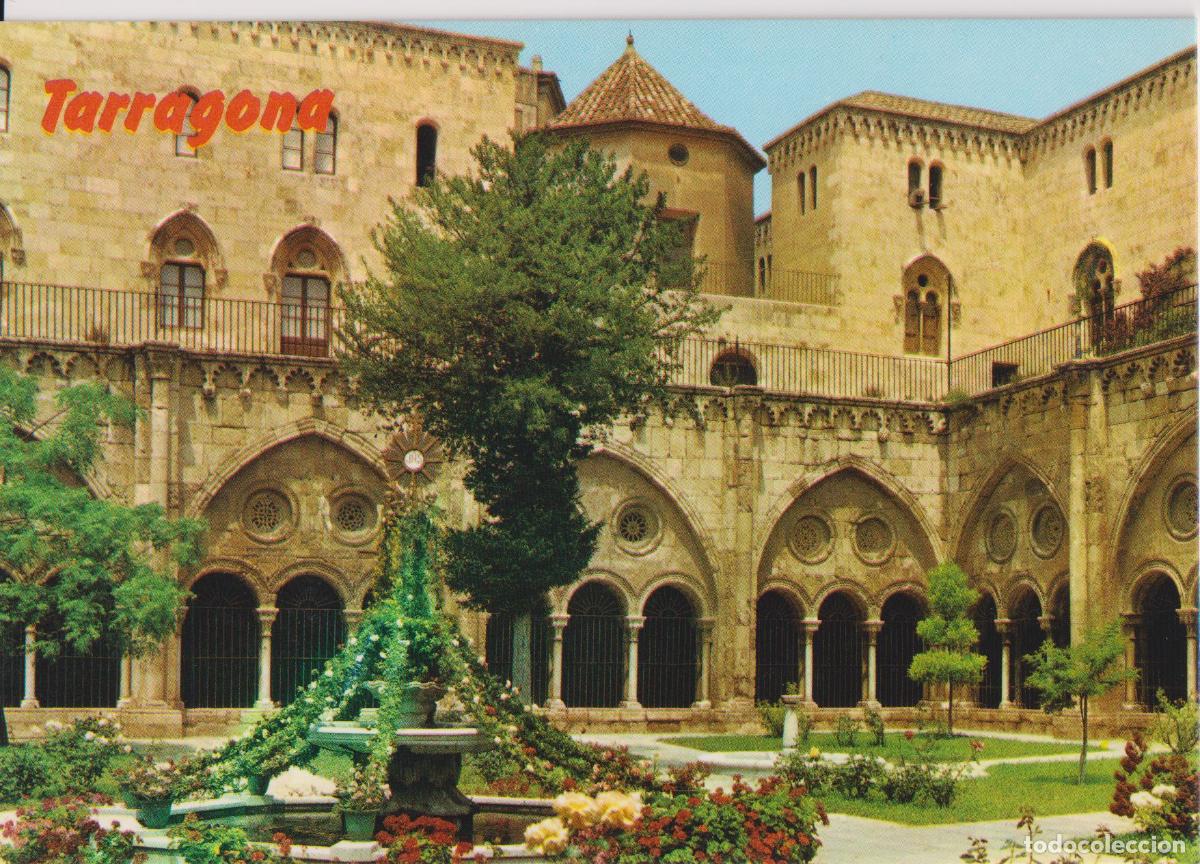 Postales: TARRAGONA, CATEDRAL, JARD&Iacute;N DEL CLAUSTRO - FOTO COLOR RAYMOND N&ordm;9 - S/C