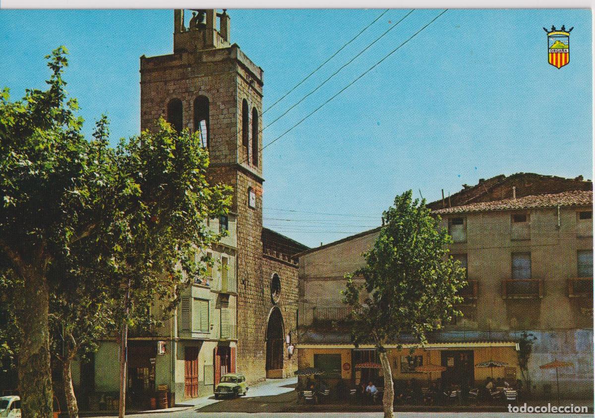 Postales: ORGANYA (LLEIDA) IGLESIA ROM&Aacute;NICA - FOTO COLOR RAYMOND N&ordm;5 - S/C