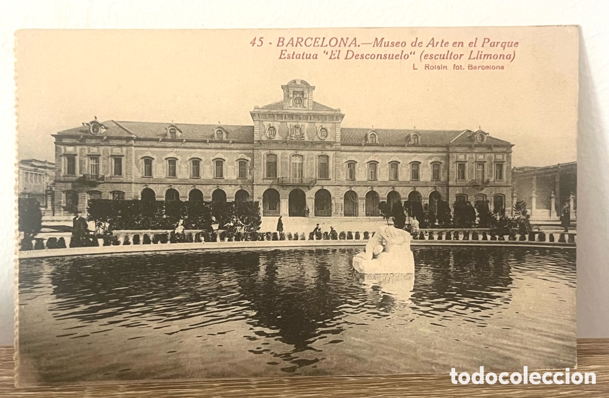 Postales: POSTAL: BARCELONA - MUSEO DE ARTE EN EL PARQUE &rdquo;EL DESCONSUELO&rdquo; - LLIMONA - 45