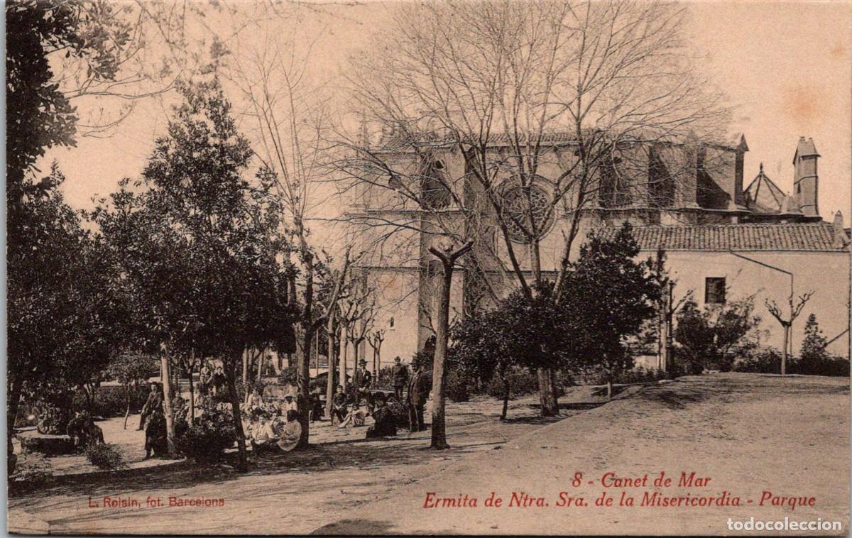 Postales: Canet de Mar - Ermita de Ntra. Sra. de la Misericordia - Parque - Roisin 8 - 137x87mm