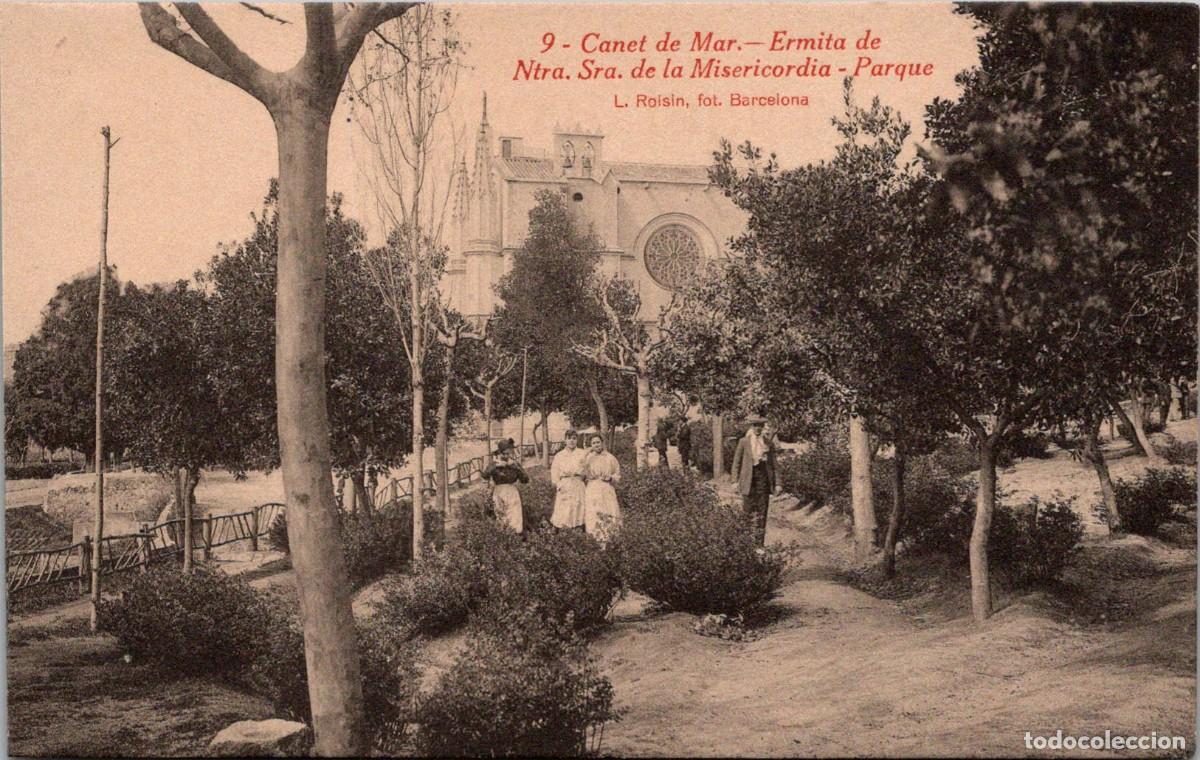 Postales: Canet de Mar - Ermita de Ntra. Sra. de la Misericordia - Parque - Roisin 8 - 137x87mm