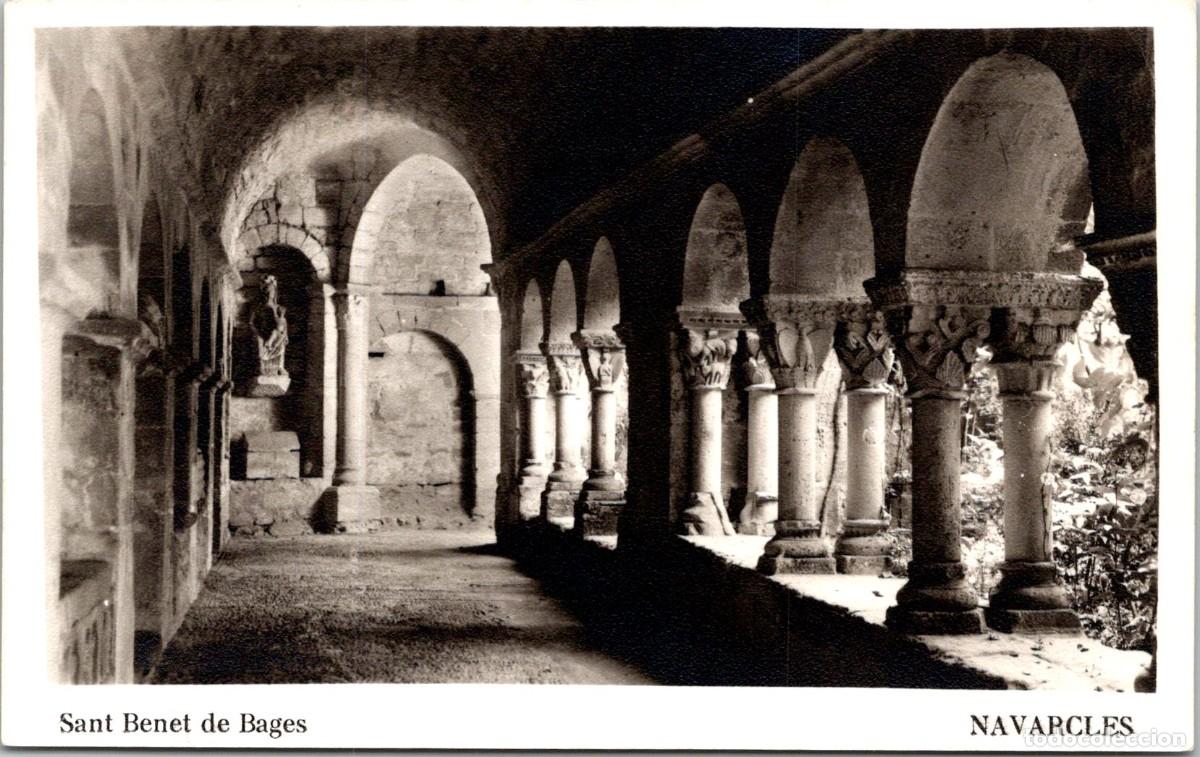 Postales: Navarcles - - Foto M. Monr&oacute;s - 140x87mm - Claustre - Rara Edici&oacute;n