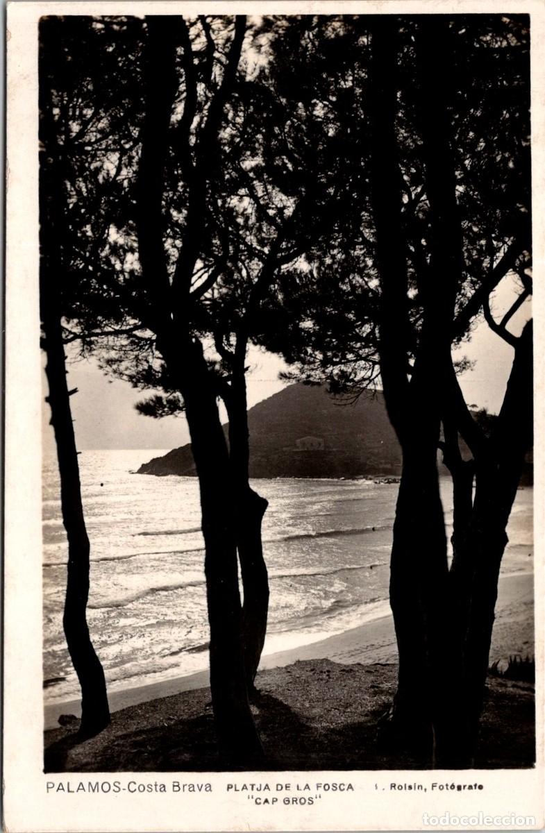 Postales: Palam&oacute;s - Costa Brava - Platja de la Fosca - Cap Gros - Roisin - 140x91mm