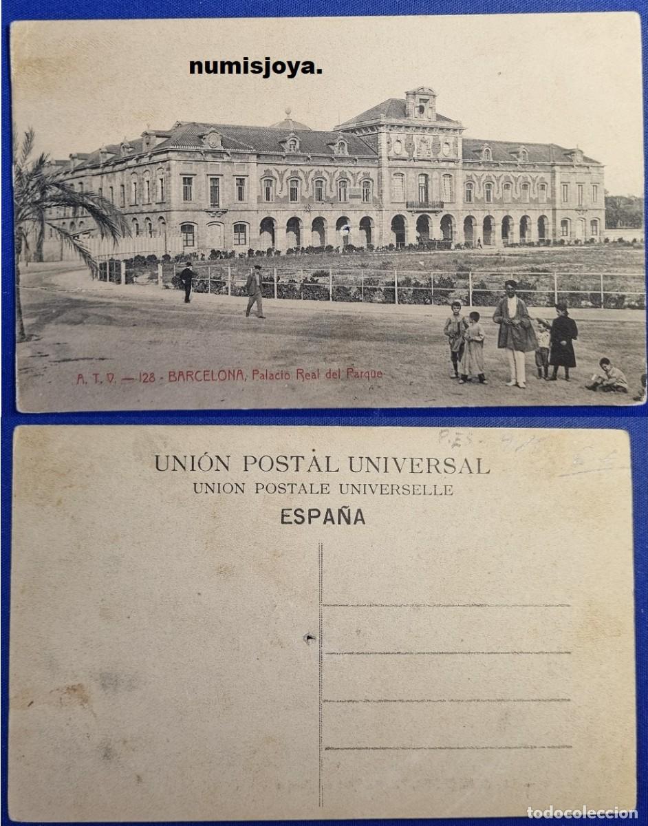 Postales: Postal de BARCELONA (Espa&ntilde;a) a&ntilde;o 1910. Palacio Real del Parque.