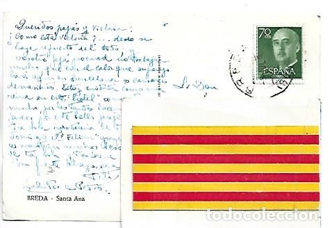 Postales: SANTA ANA.- BREDA / GIRONA - Foto 2