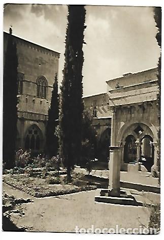 Postales: CLAUSTRO Y PALACIO DEL REY MARTIN &rdquo; EL HUMANO &rdquo;, DETALLE.- REAL MONASTERIO DE POBLET / TARRAGONA