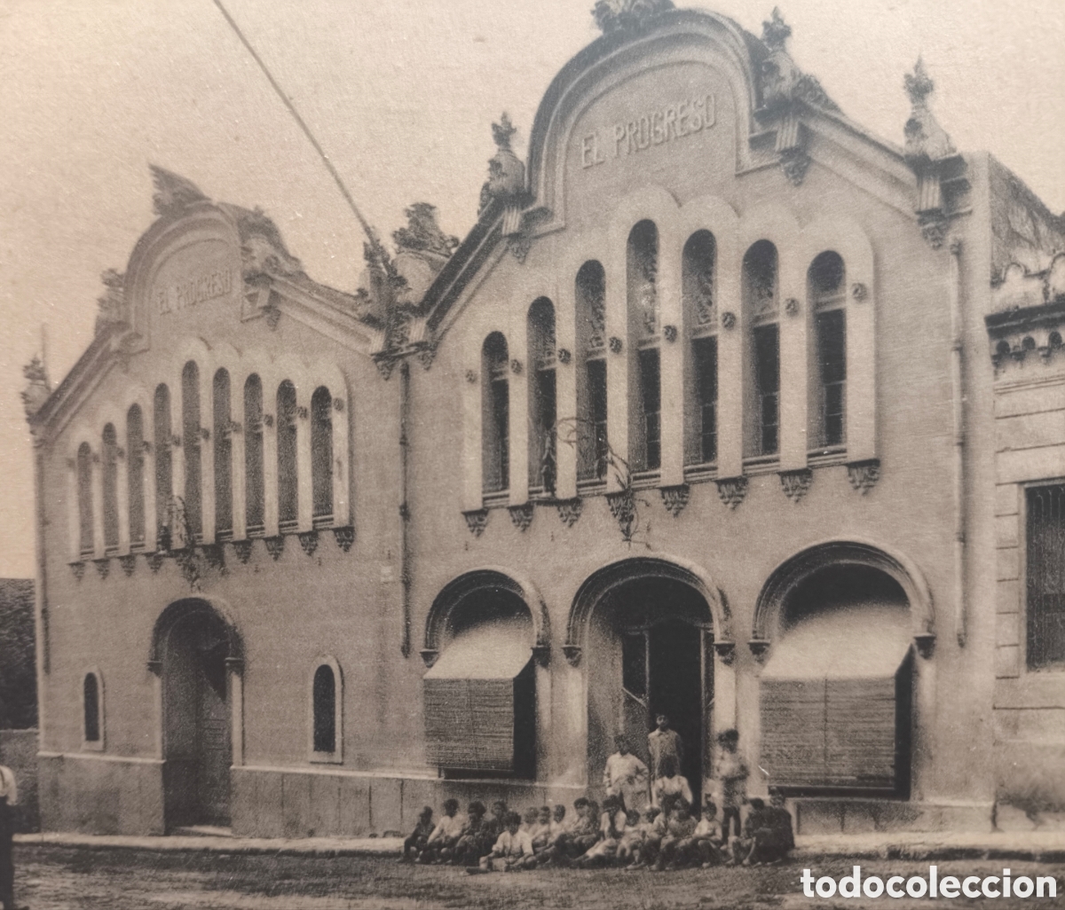 Postales: MARTORELL CENTRE CULTURAL EL PROGR&Eacute;S CARRER MUR POSTAL FOTOTIPIA LLOBREGAT C. 1915