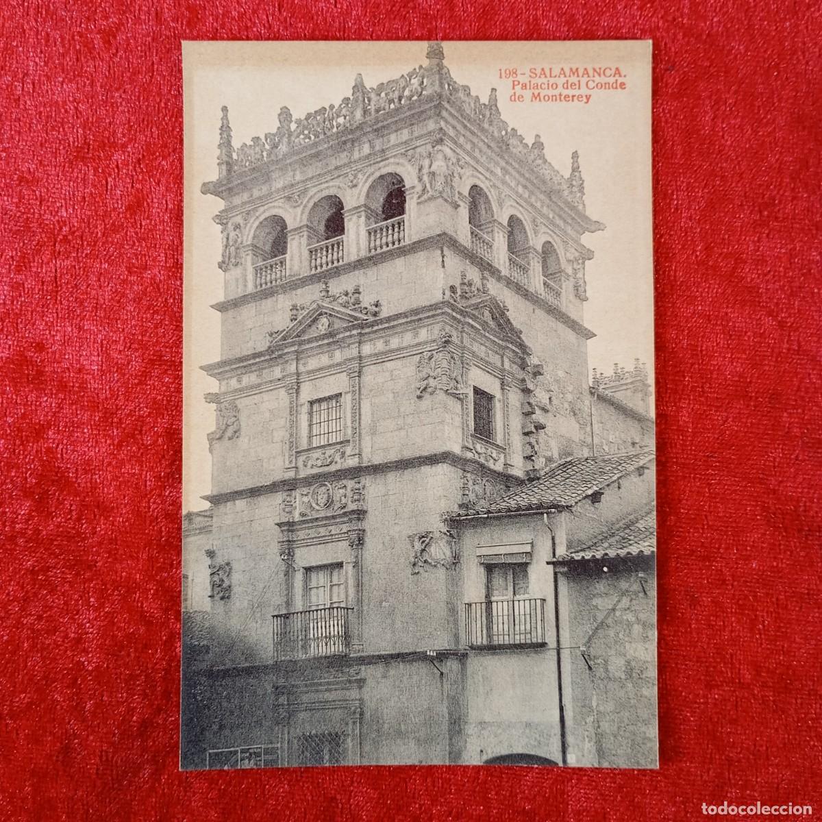 Postales: POSTAL - SALAMANCA - PALACIO DEL CONDE DE MONTEREY - 198 - THOMAS - RAR&Iacute;SIMA / 1864