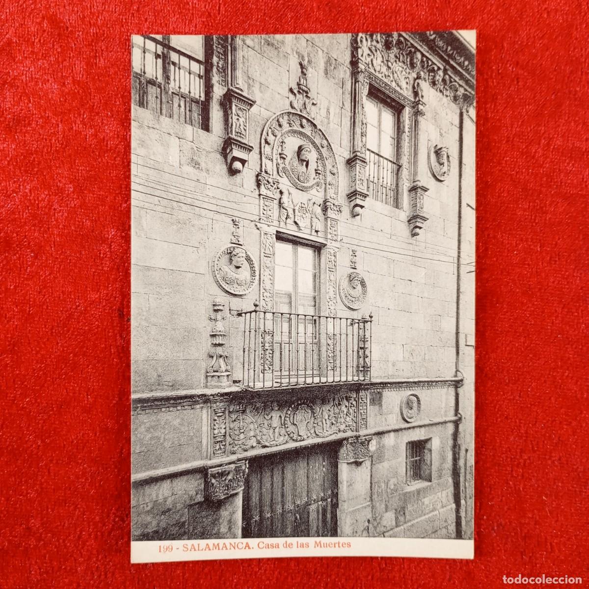 Postales: POSTAL - SALAMANCA - CASA DE LAS MUERTES - 199 - THOMAS - RAR&Iacute;SIMA / 1989