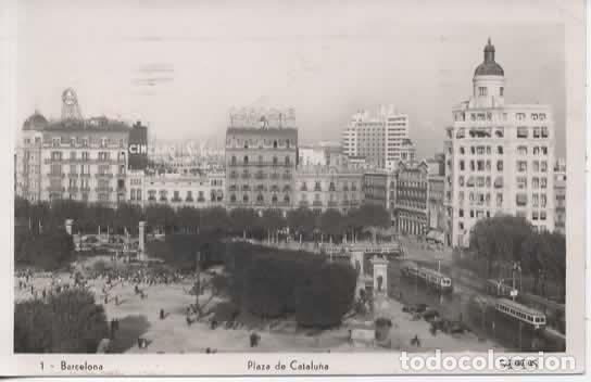 Postales: BARCELONA ESCRITA PLAZA DE CATALU&Ntilde;A