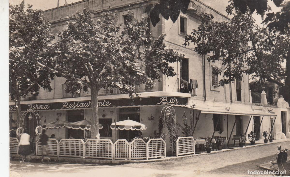 Postales: POSTAL DE RESTAURANTE BAR HOTEL GERM&Aacute; - SALOU
