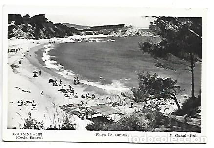 Postales: PLAYA LA CONCA.- COSTA BRAVA, S&acute;AGARO / GIRONA