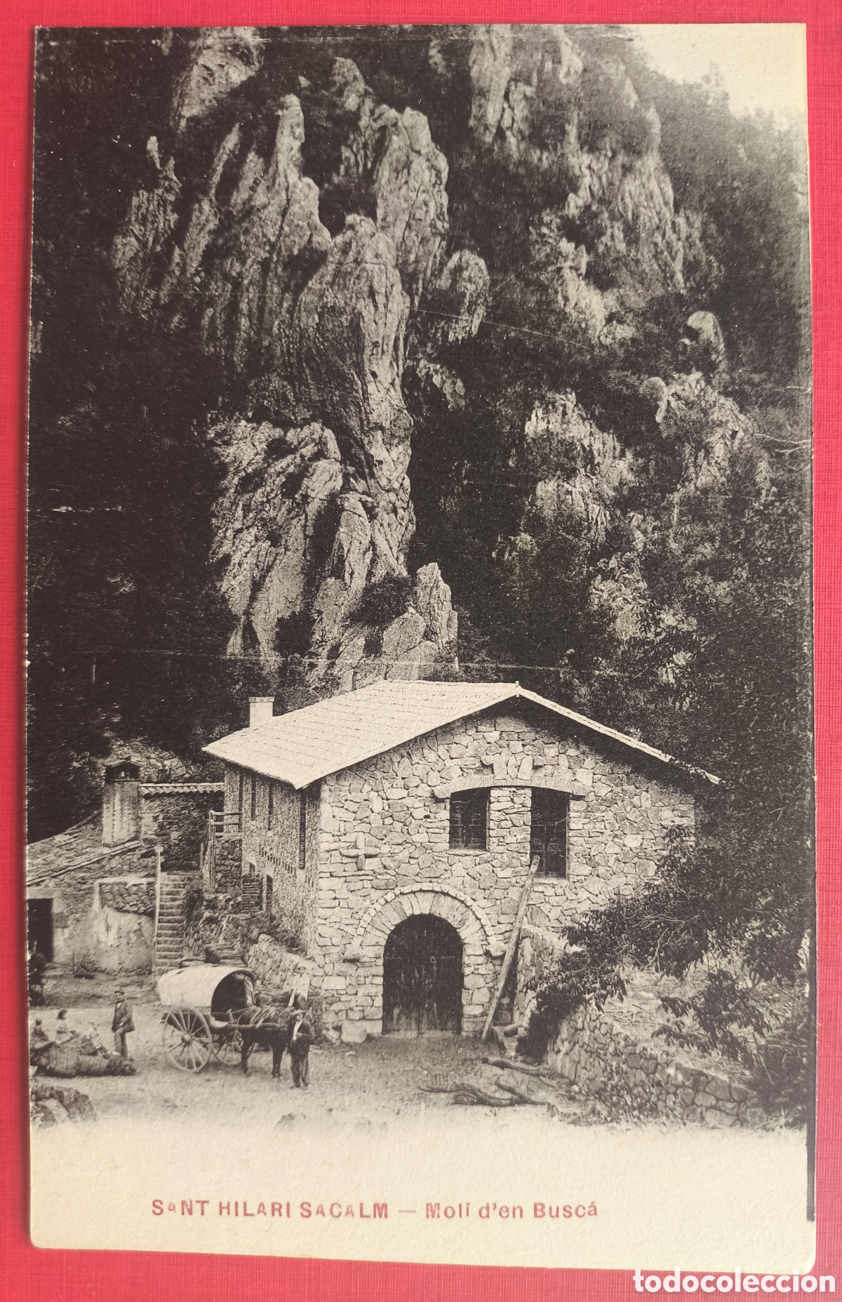 Postales: SANT HILARI SACALM MOL&Iacute; D'EN BOSC&Agrave; POSTAL FOTOTIPIA C. 1910