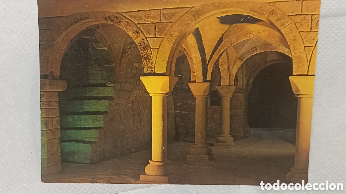 Postales: El Lluzanes. Orista . Cripta rom&aacute;nica siglo X