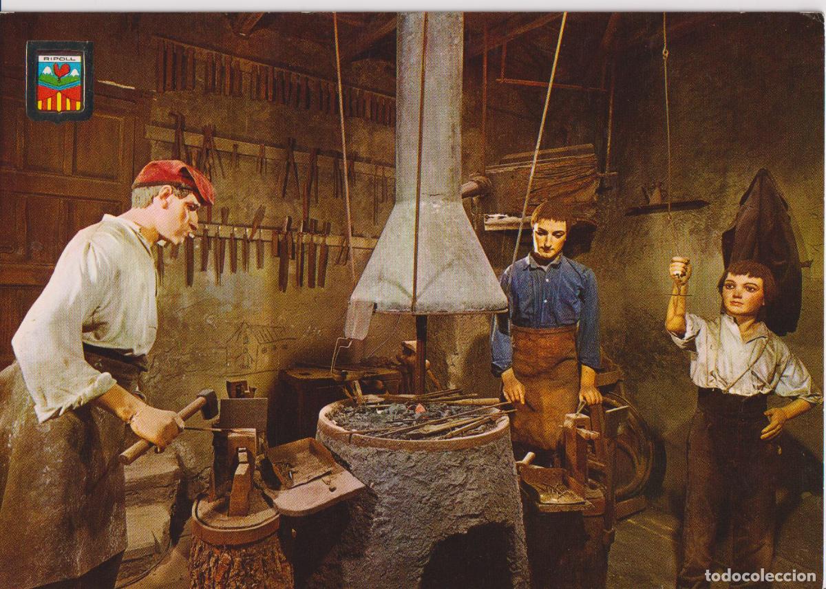 Postales: RIPOLL, MUSEO (OBRADOR D'UN CLAVETAIRE S.XVIII) - ESCUDO DE ORO N&ordm;1991 - S/C