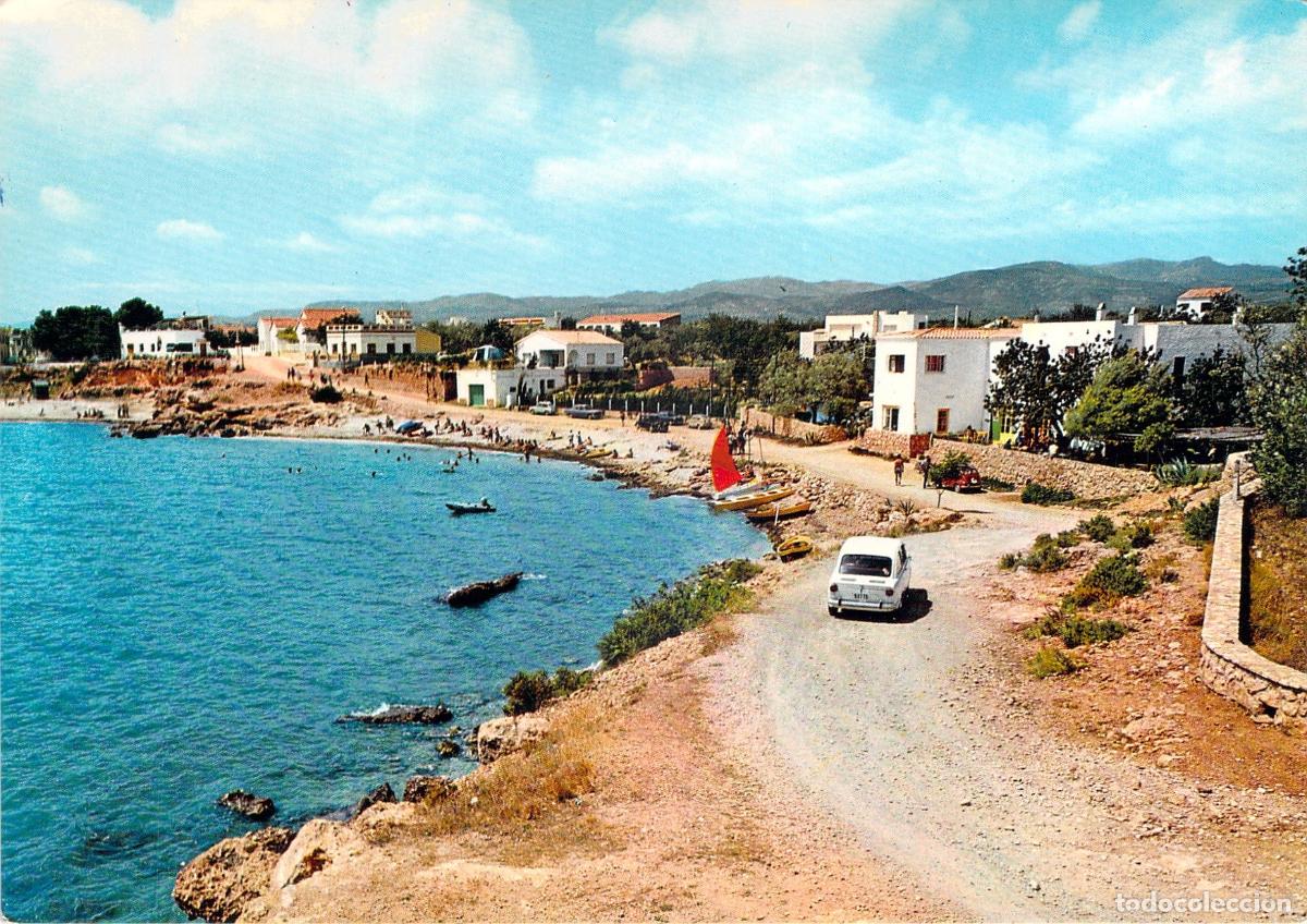 Postales: Postal de la Playa Camping en La Ampolla Tarragona