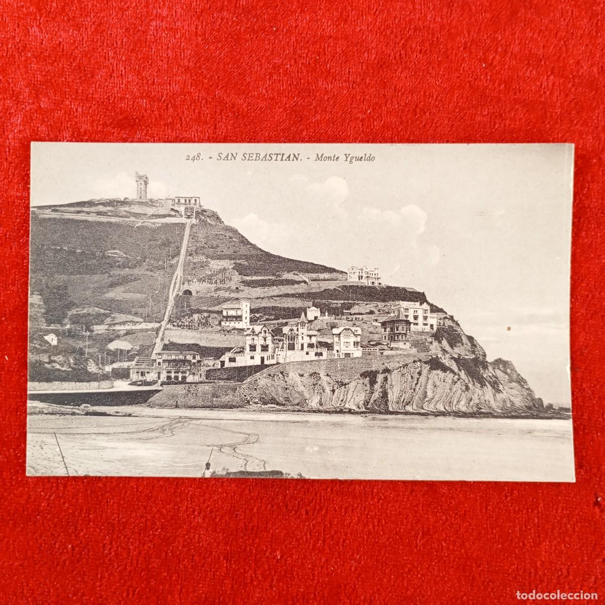 Postales: POSTAL - SAN SEBASTIAN - MONTE YGUELDO - 248 - EDICI&Oacute;N G. G. GALARZA - RAR&Iacute;SIMA / 2074