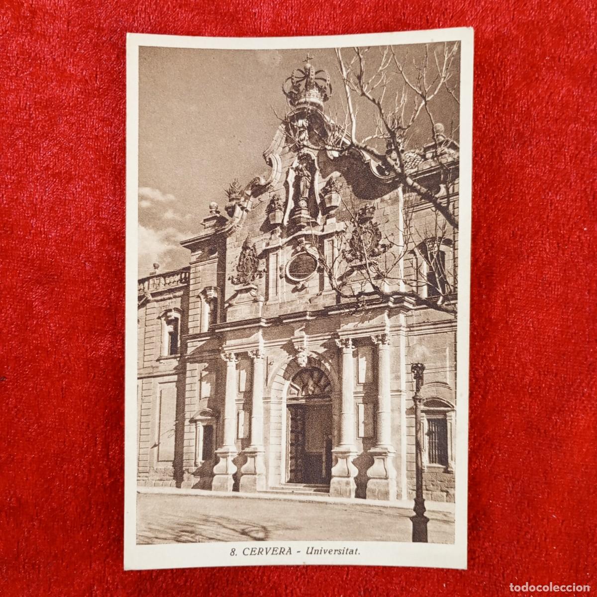 Postales: POSTAL - CERVERA - UNIVERSITAT - 8 - HUECOGRABADO MUMBRU - G&Oacute;MEZ GRAU - SERIE I - RAR&Iacute;SIMA / 2176