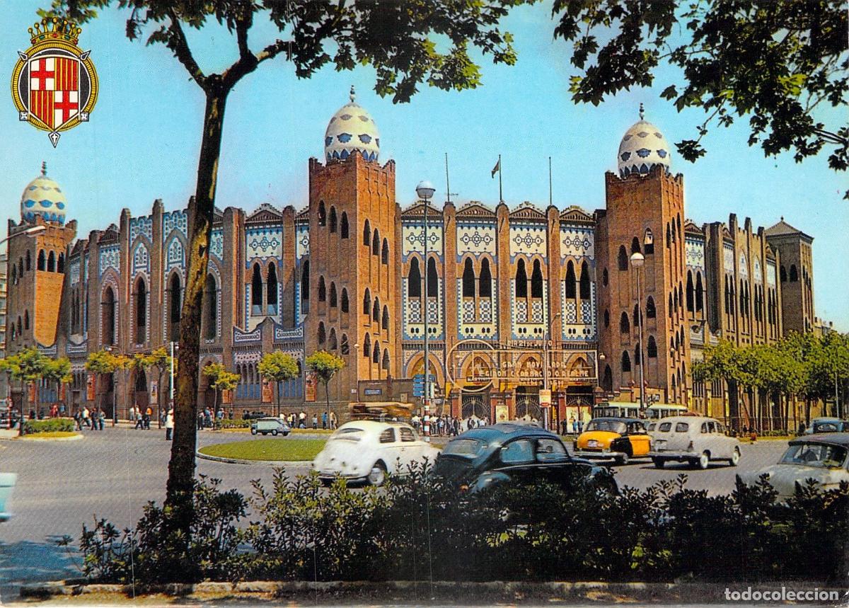 Postales: Postal de la Plaza de Toros Monumental en Barcelona