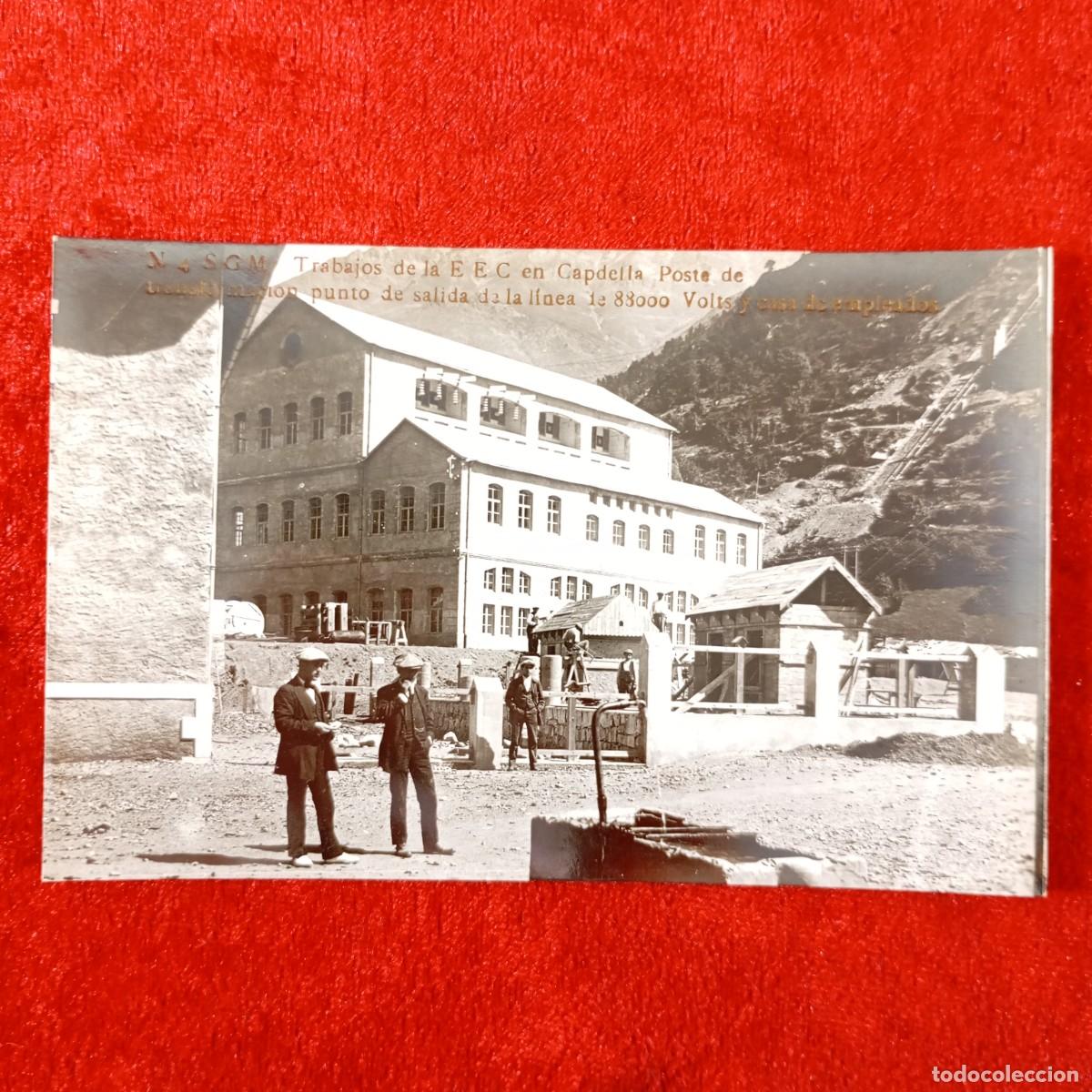 Postales: POSTAL - TRABAJOS DE LA EEC EN CAPDELLA - POSTE DE TRANSFORMACI&Oacute;N PUNTO DE SALIDA DE LA LINEA / 2261