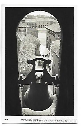Postales: PLAZA MAYOR Y BARRIO GALLEGO DESDE EL CAMPANARIO.- PUEBLO ESPA&Ntilde;OL / BARCELONA