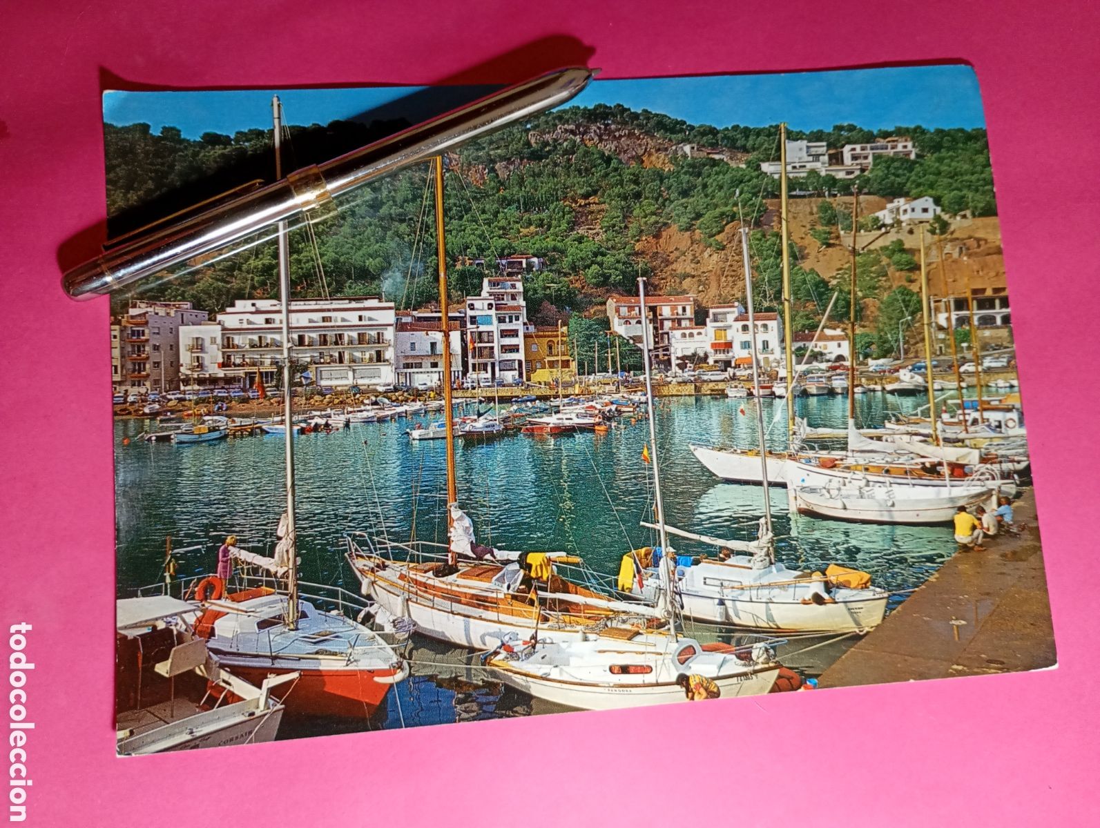 Postales: L&acute;ESTARTIT COSTA BRAVA DETALLE DEL PUERTO- INTERNACIONAL COLOR S/C - GRAN TAMA&Ntilde;O