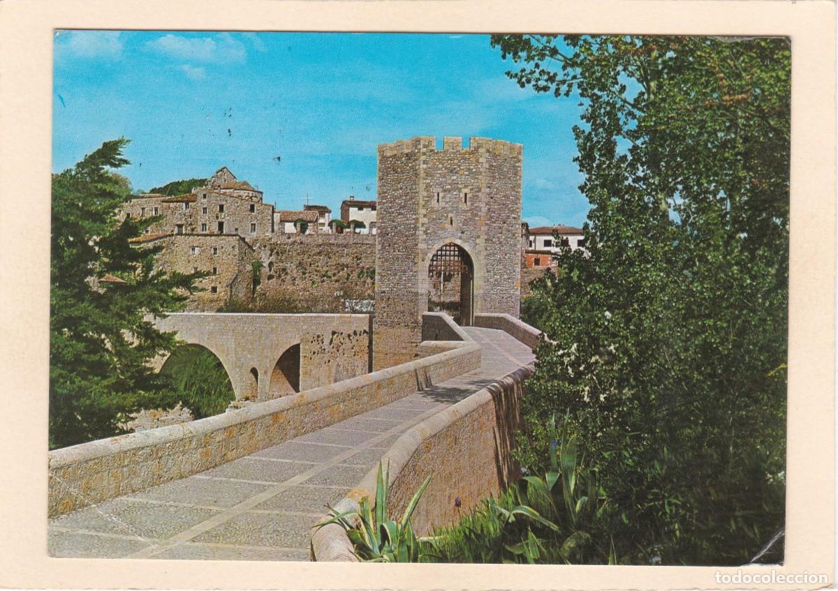 Postales: BESALU (GERONA). PUENTE ROM&Aacute;NICO (1967) - FRANQUEO