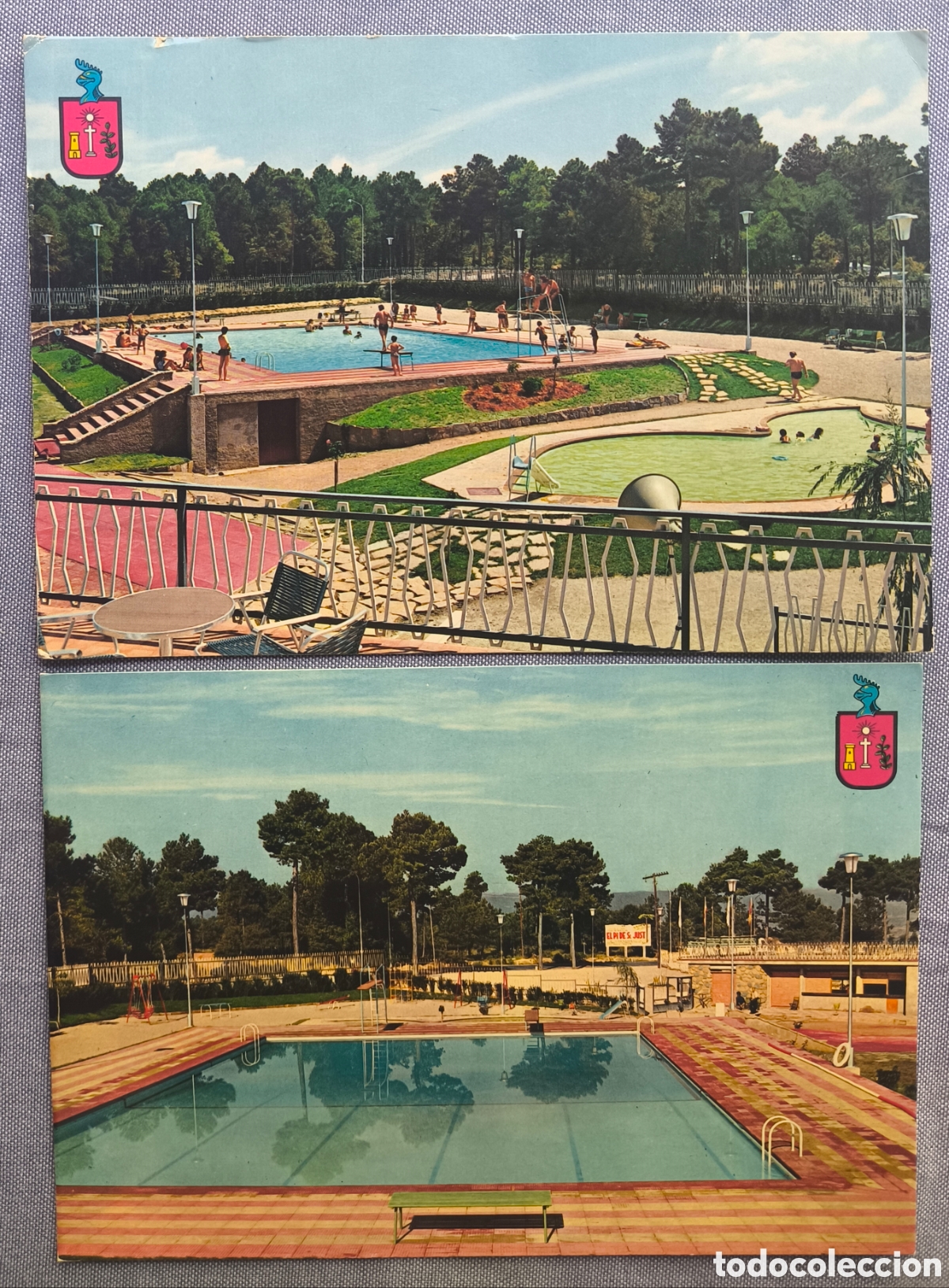 Postales: SOLSONA PISCINA POSTAL A COLOR LOTE 2 LLEIDA C. 1970