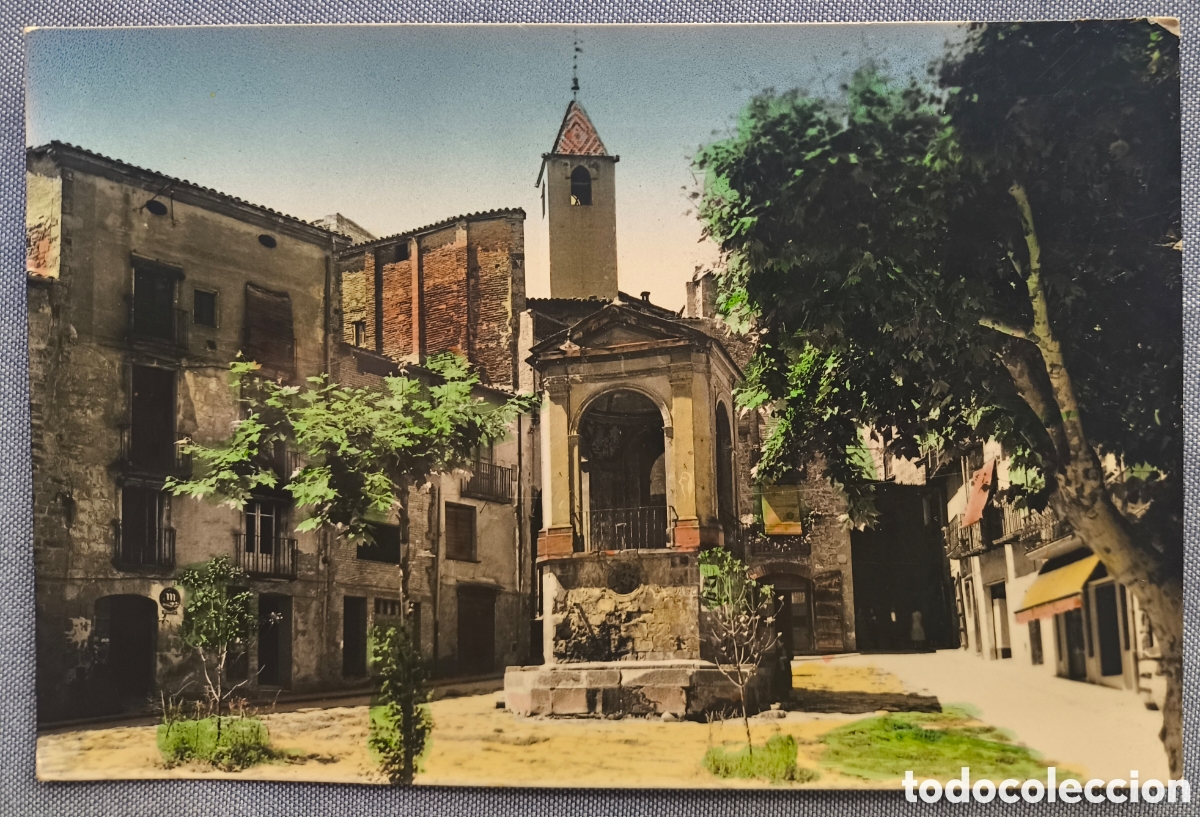 Postales: SOLSONA PLA&Ccedil;A SANT JOAN POSTAL FOTOGR&Aacute;FICA COLOREADA LLEIDA C. 1965