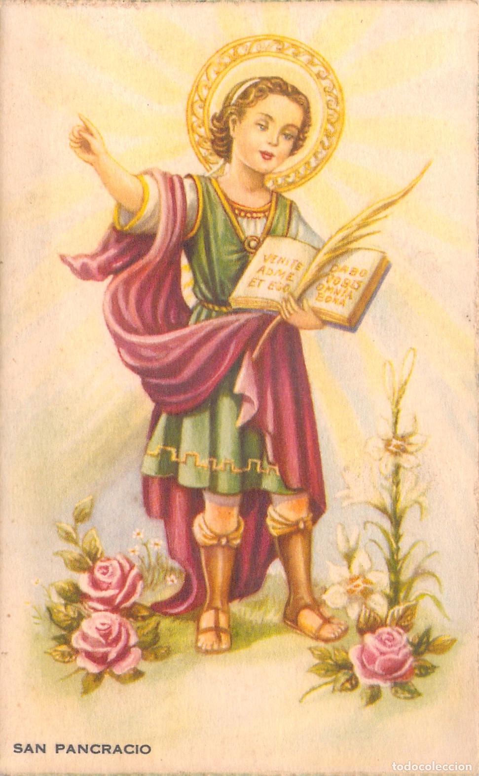 Postales: Postal de San Pancracio, imagen religiosa de Barcelona