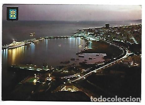 Postales: VISTA NOCTURNA DEL PUERTO - HARBOUR NOCTURNAL VIEW.- TENERIFE