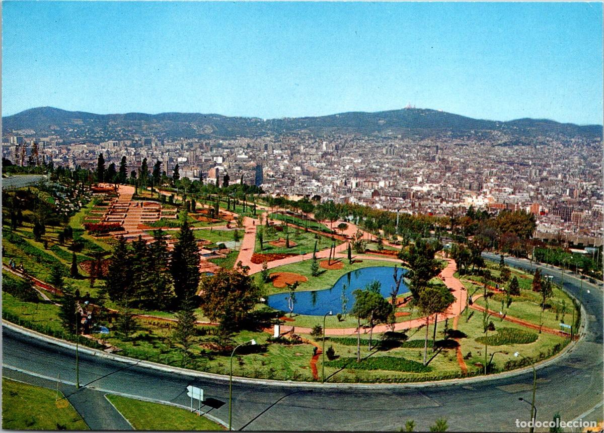 Postales: Barcelona - Montjuic - Jardines de Moss&egrave;n Cinto - CyP n&ordm; B 0184 - 147x104mm