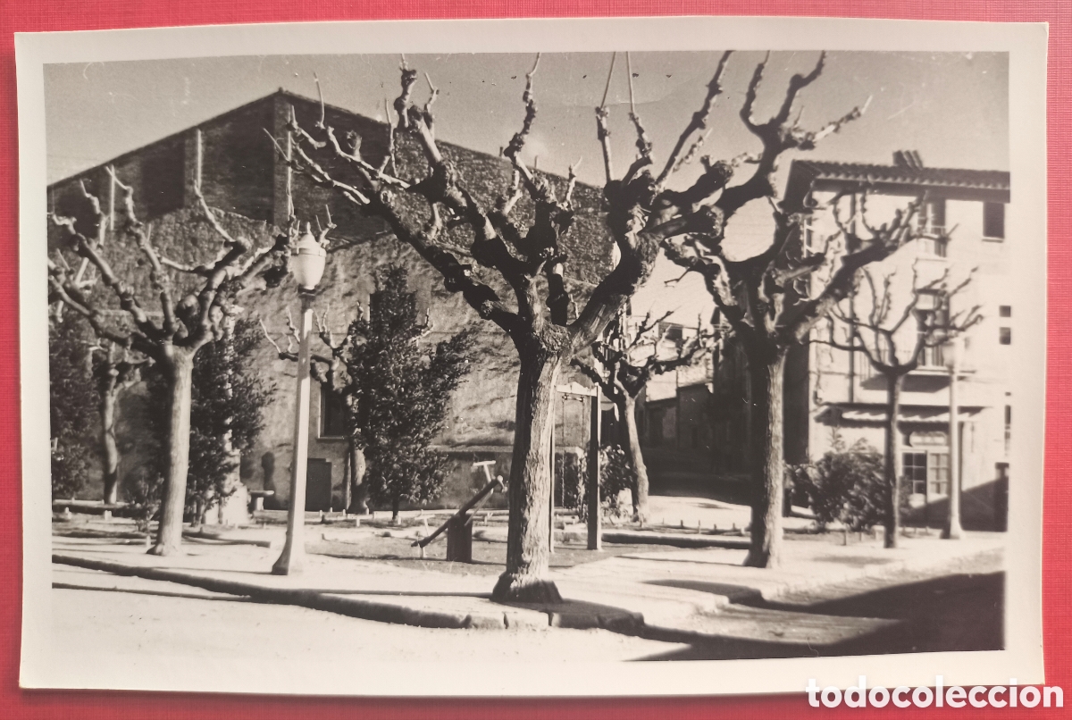 Postales: CASTELLAR DEL VALL&Egrave;S PLA&Ccedil;A MESTRE GELONCH POSTAL FOTOGR&Aacute;FICA C. 1955