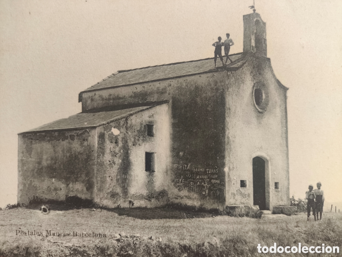 Postales: BREDA ERMITA SANTA ANA POSTAL ANIMADA FOTOTIPIA LA SELVA GIRONA C. 1915