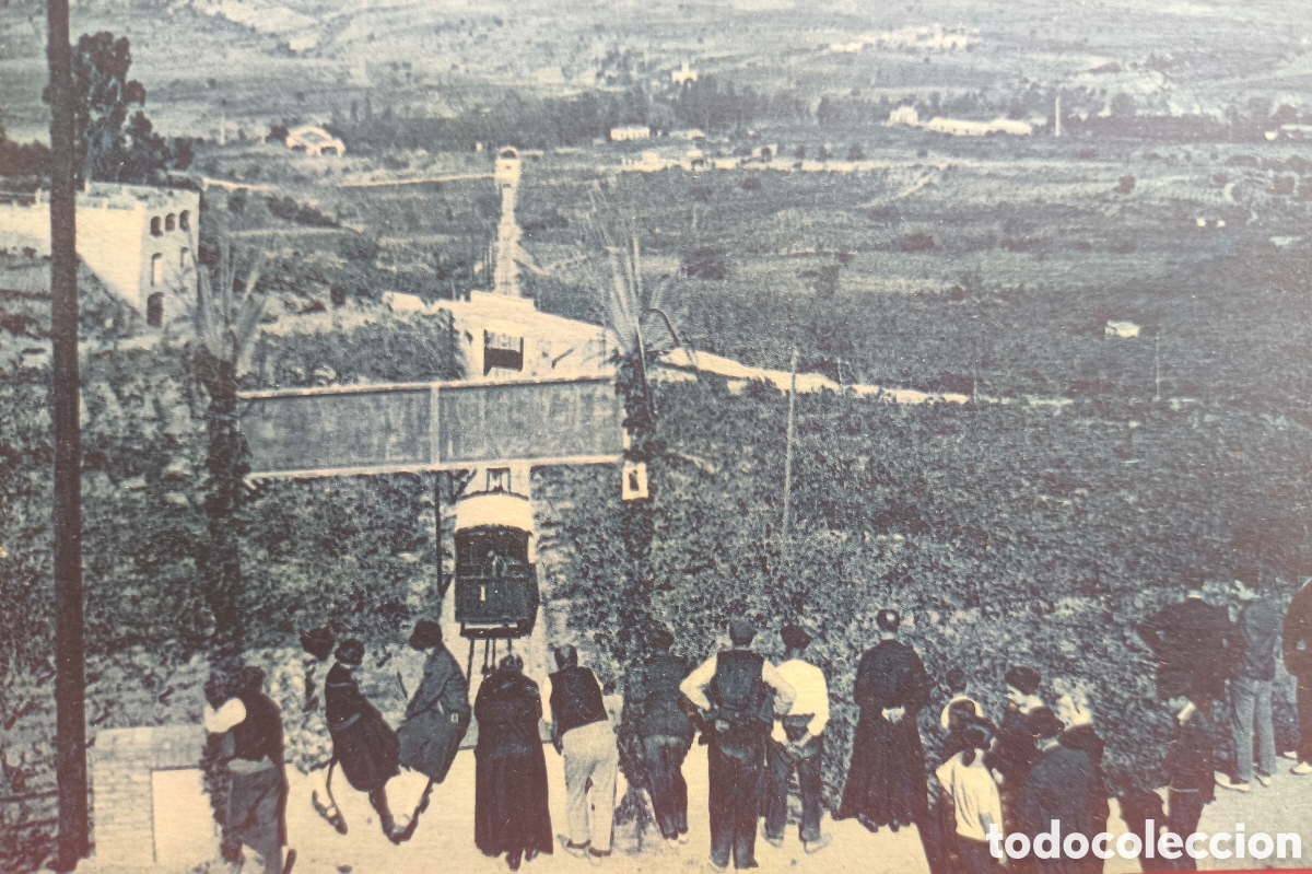 Postales: G&Egrave;LIDA FUNICULAR POSTAL FOTOTIPIA ANIMADA PENED&Egrave;S C. 1920