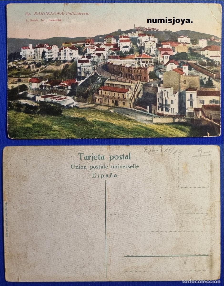 Postales: Postal VALLVIDRERA (Espa&ntilde;a) a&ntilde;o 1910. Vista general. Ed. L. ROISIN.