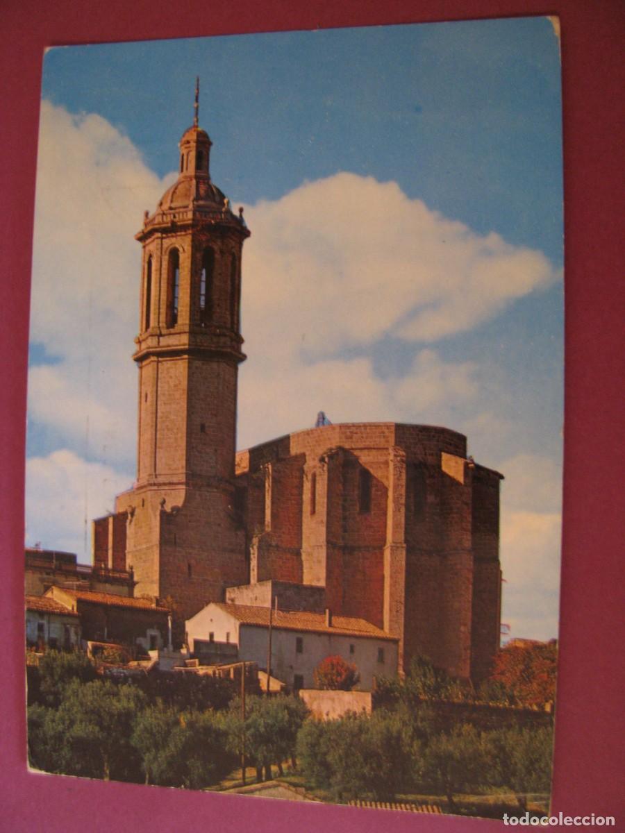 Postales: POSTAL DE ESPARRAGUERA. IGLESIA PARROQUIAL. ZERKOWITZ. CIRCULADA