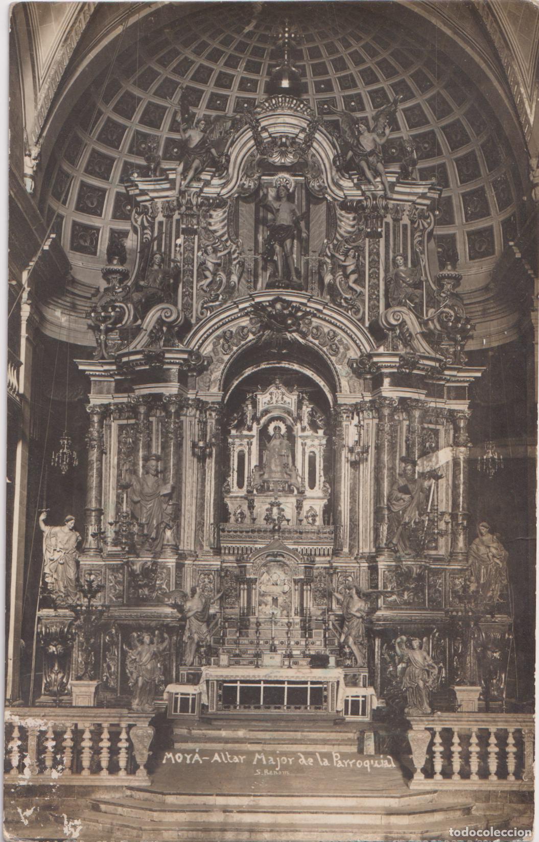 Postales: MOIA (BARCELONA) ALTAR MAJOR DE LA PARROQUIA &ndash; S.RENOM &ndash; S/C