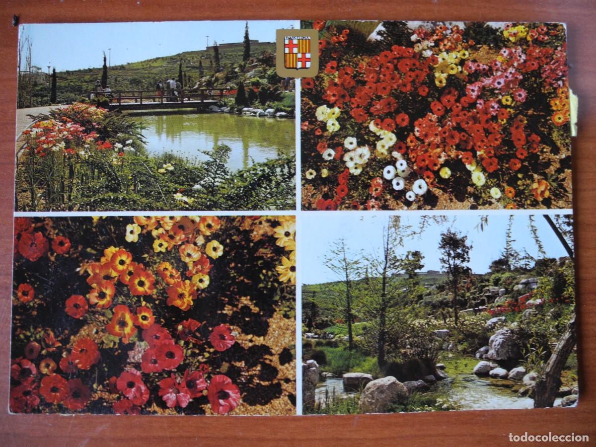 Postales: Barcelona. Diversos aspectos. Parques y flores. Escudo de oro n. 41. Sin circular