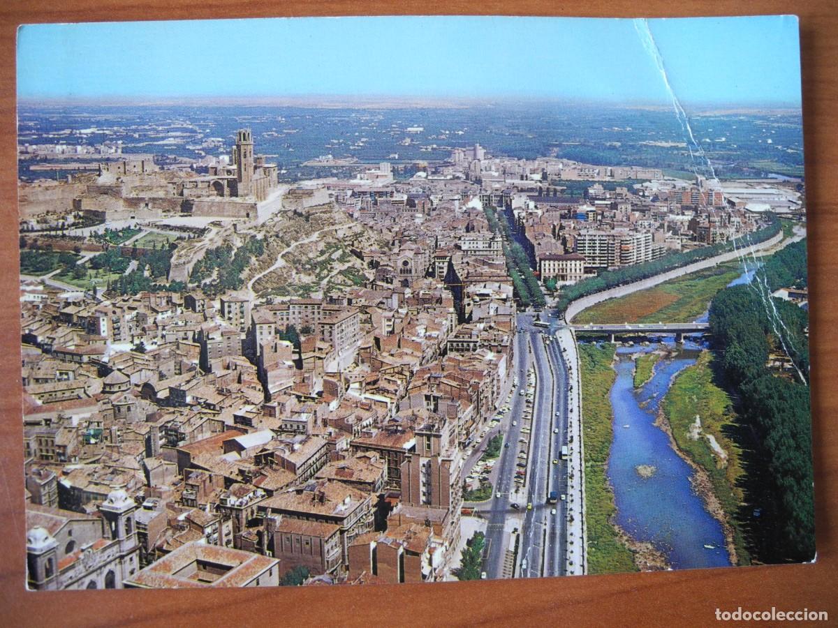 Postales: L&eacute;rida Vista general y r&iacute;o Segre. Ed. CYP n. 548. Sin circular.