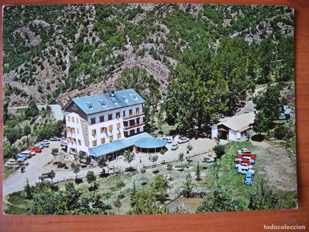 Postales: Castellar de N'Hug. Panor&aacute;mica del Hostal Les Fonts. Ed. Deseuras n. 4 Nueva