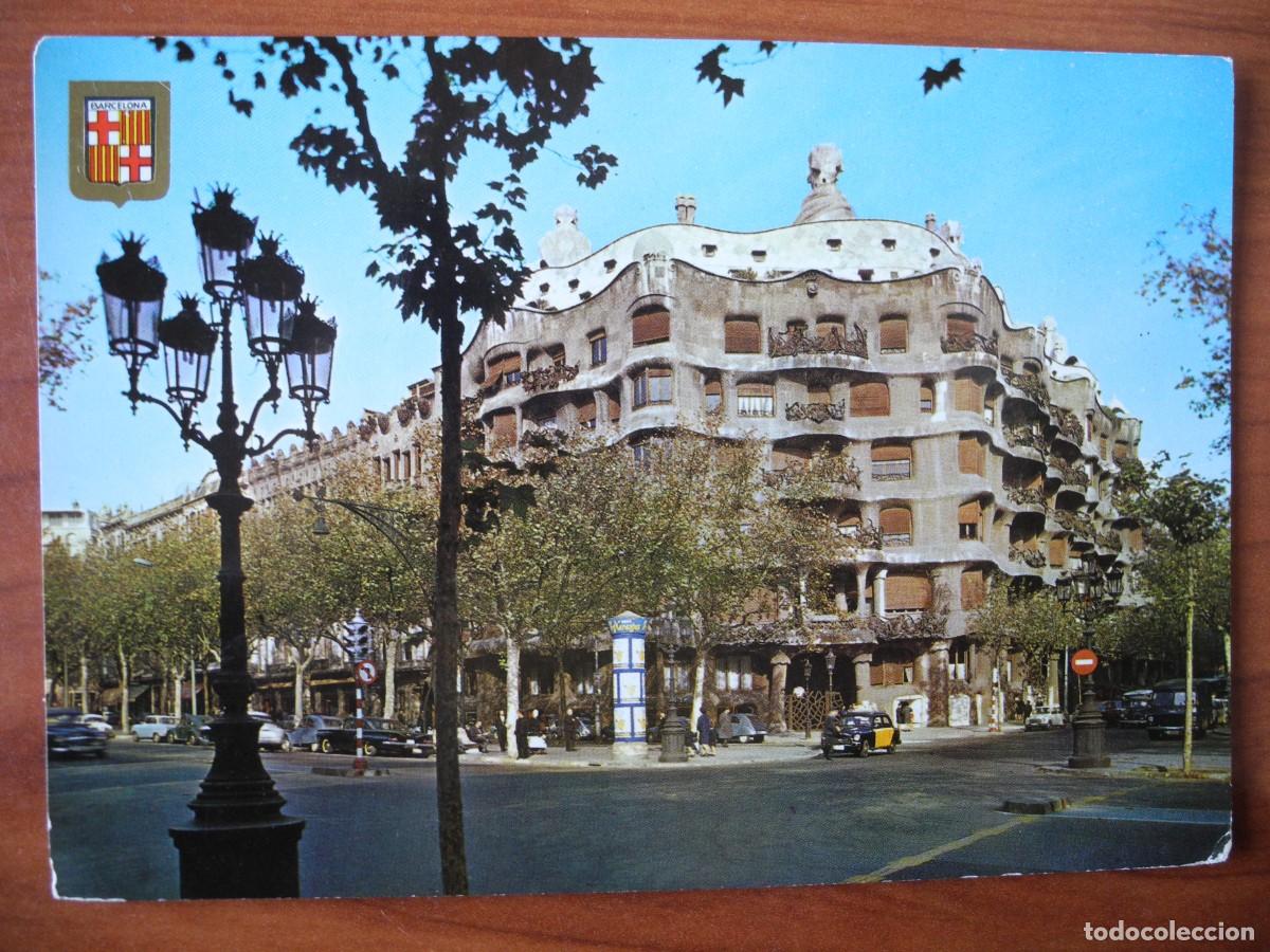 Postales: Barcelona. La Pedrera. Gaud&iacute;. Ed. Escudo de oro. n. 1177. Nueva