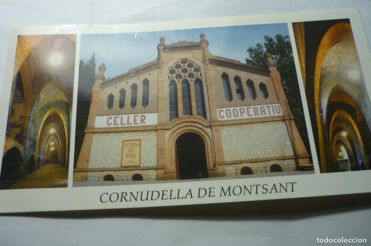 Postales: postal panoramica cornudella de montsant fchada cooperativa vinos cm