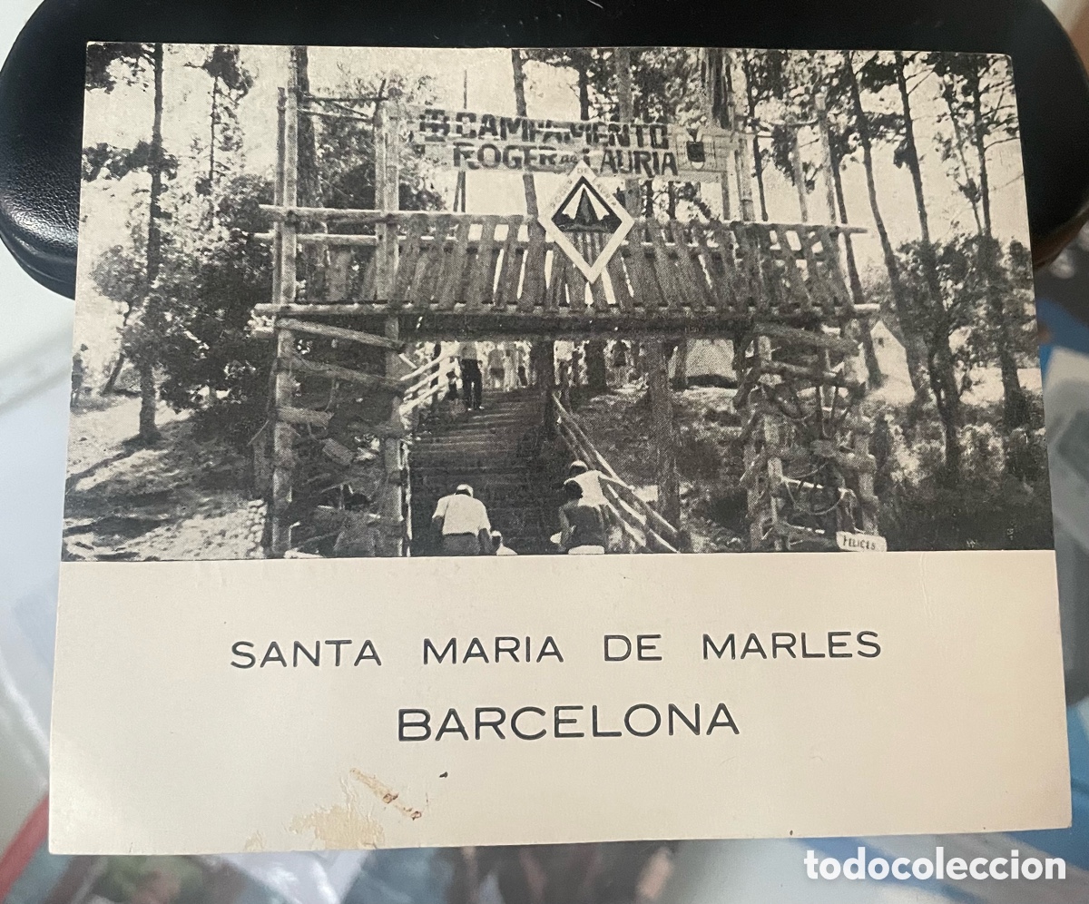 Postales: FOTO DE SANTA MARIA DE MARLES, CAMPAMENTO ROGER DE LAURIA 1974