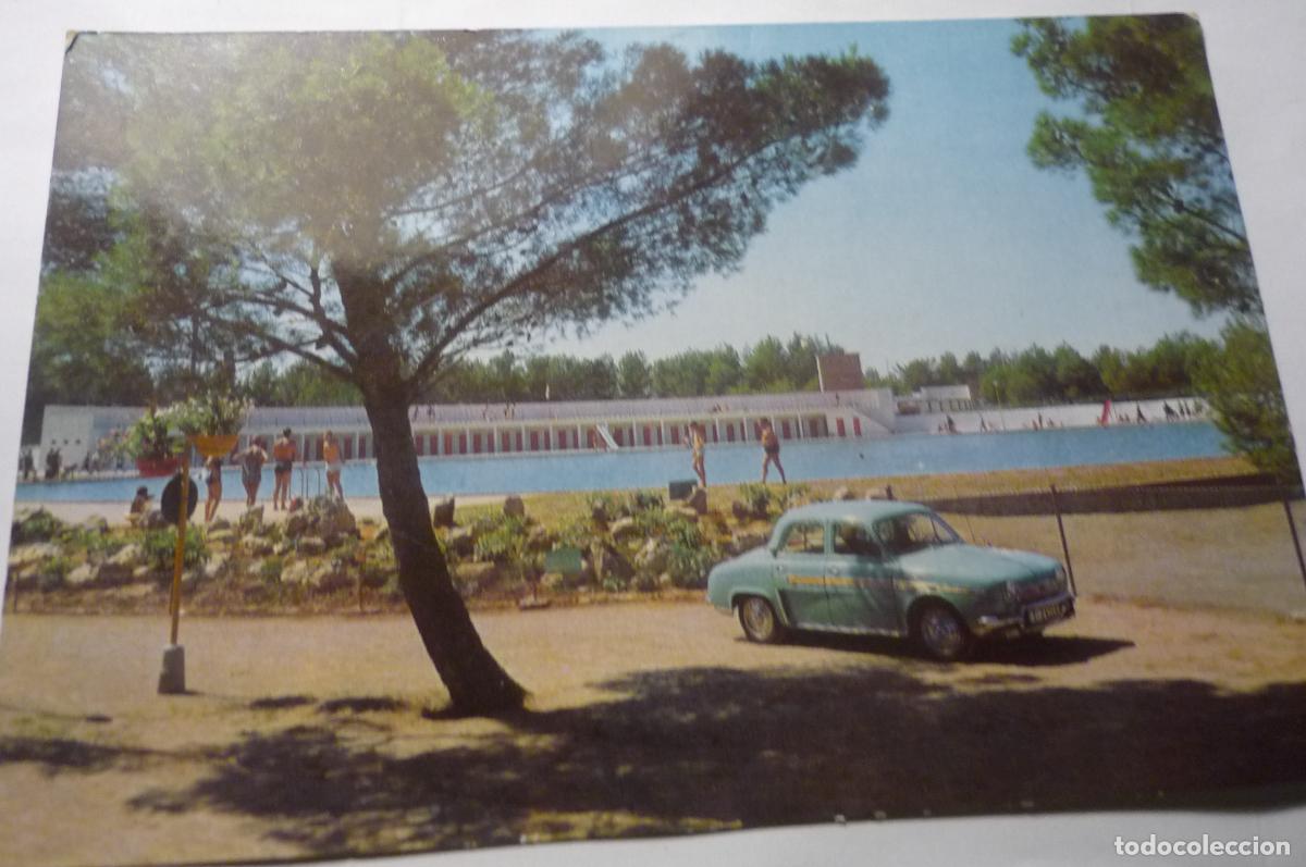 Postales: postal lerida piscinas municipales escrita cm