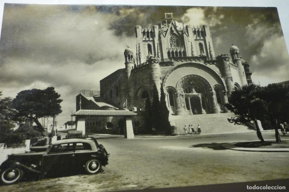 Postales: postal barcelona pl.tibidabo y templo expiatorio cm